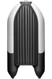 Надувная лодка Ривьера 3600 НДНД Компакт серый-черный под мотор - вид 1 миниатюра