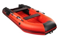 Надувная лодка Таймень NX 2900 НДНД красный-черный под мотор - вид 5 миниатюра