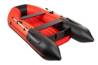 Надувная лодка Таймень NX 2800 НДНД красный-черный под мотор - вид 3 миниатюра