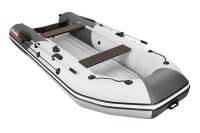 Надувная лодка Таймень NX 3400 НДНД PRO серый-графит под мотор - вид 5 миниатюра