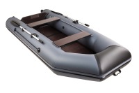 Надувная лодка Аква 3200 СКК графит-черный слань-книжка киль под мотор - вид 5 миниатюра