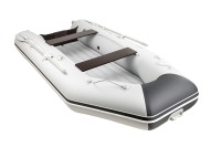 Надувная лодка Аква 3200 НДНД серый-графит под мотор - вид 5 миниатюра