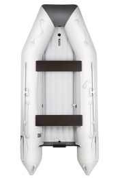 Надувная лодка Аква 3200 НДНД серый-графит под мотор - вид 1 миниатюра