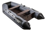 Комплект лодка Аква 2900 СКК графит-черный слань-книжка киль с мотором HDX T 9.8 BMS (2-х тактный) R - вид 5 миниатюра