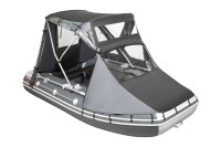 Тент КОМБИ для лодки Таймень LX 3200 НДНД PRO графит-черный - вид 5 миниатюра