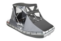 Тент КОМБИ для лодки Таймень LX 3200 НДНД PRO графит-черный - вид 7 миниатюра