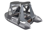 Тент КОМБИ для лодки Таймень LX 3200 НДНД PRO графит-черный - вид 13 миниатюра