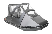 Тент КОМБИ для лодки Таймень NX 3400 НДНД PRO графит-черный - вид 9 миниатюра