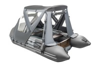 Тент КОМБИ для лодки Таймень NX 3400 НДНД PRO графит-черный - вид 13 миниатюра