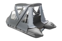 Тент КОМБИ для лодки Таймень NX 3400 НДНД PRO графит-черный - вид 17 миниатюра