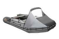 Тент КОМБИ для лодки Таймень NX 3400 НДНД PRO графит-черный - вид 19 миниатюра