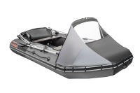 Тент КОМБИ для лодки Таймень NX 3400 НДНД PRO графит-черный - вид 21 миниатюра