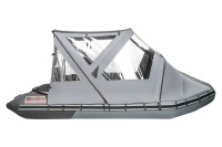 Тент КОМБИ для лодки Таймень NX 3400 НДНД PRO графит-черный - вид 1 миниатюра