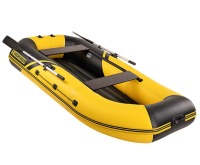 Надувная лодка YACHTMAN 300 МНД НАДУВНОЕ ДНО желтый-черный с усилением - вид 9 миниатюра