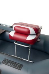Поворотное мягкое кресло в лодку ЛЮКС - вид 11 миниатюра